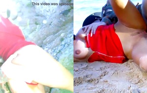 BETTINA ESPOSADA DISFRUTA DE UNA ARDIENTE SESIÓN EN LA PLAYA