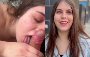 RUBIA VOLUPTUOSA DE MIRADA INTENSA SORPRENDIDA EN ACCIÓN ARDIENTE CON TORBE