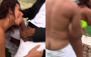 UNA SUMISA ARDIENTE OBEDECE CADA DESEO DE SU DOMINANTE EN UNA SESIÓN CALIENTE